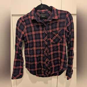Rails Plaid Shirt in Navy and Pink
